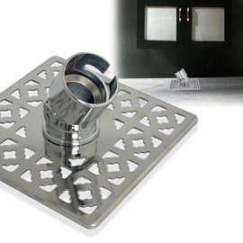 Korean-Made Washing Machine Countertop Set (Integrated Drain, Large 200) Stainless Steel Top Plate