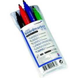 Board marker Mini TZ 111, Line Width 1 mm, Pack of 4