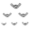 WMYCONGCONG 105 PCS Wing Nuts Stainless Steel Butterfly Nuts Assortment
