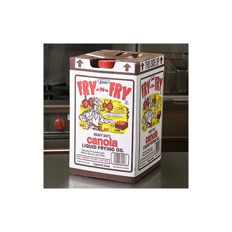Admiration Fry-n-fry Heavy Duty Canola Liquid Frying Oil, 35 Pound