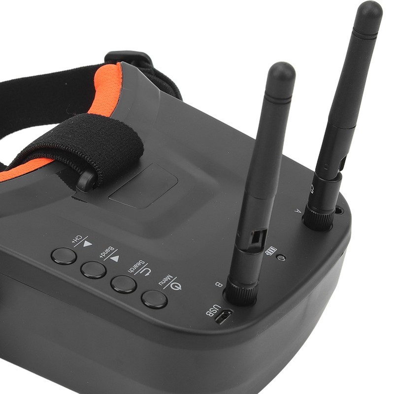 3inch FPV Glasses 5.8G Double Antenna Reception Wearable 40CH Transmission