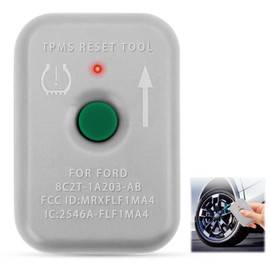 CVMGO TPMS Reset Sensor Tool Relearn Programming Training Tool Tire Pressure Monitor System Tire Pressure Monitor Sensor Reset Transmitter TPMS19 2020 Edition Compatible for Ford 8C2T-1A203 1PC White