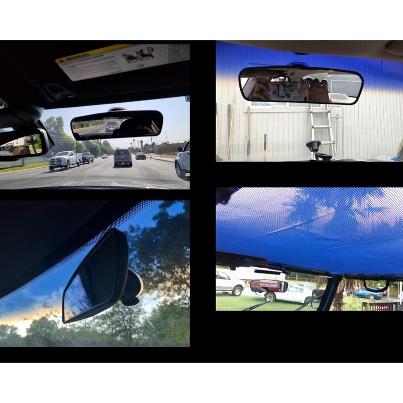 Car Rear View Mirror Universal Auto Truck Interior Mirror (Plain