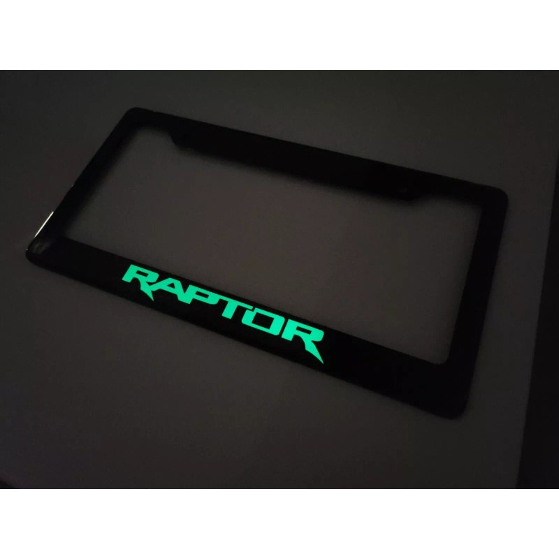 F-150 (Glowing) F-150 Raptor 100% Premium Carbon Fiber License Plate