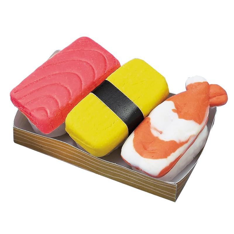 Kutsuwa PT193C Craft Kit, Let's Make Keshigomu Sushi