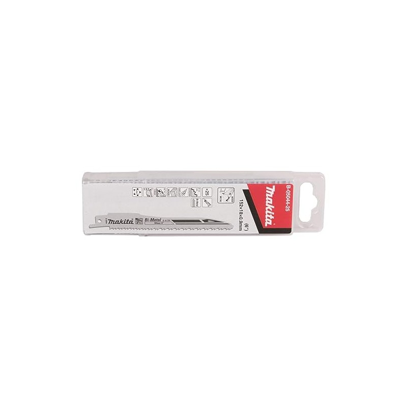 Makita Universal Bi-Metal Recipro Blade, 152 mm x 0.9 mm