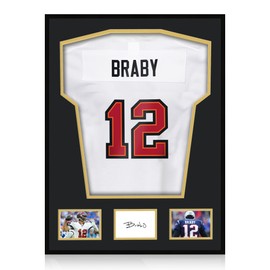 CCDCC Aluminum Jersey Frame Display Case 1 Pack, 24x32 Metal Large Jersey Frame Shadow Box with Mats for Wall Display Sport Jersey Shirt, Black