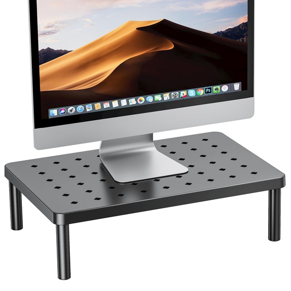 Kitsure Monitor Stand for Desk - Ergonomic Monitor Riser, Laptop