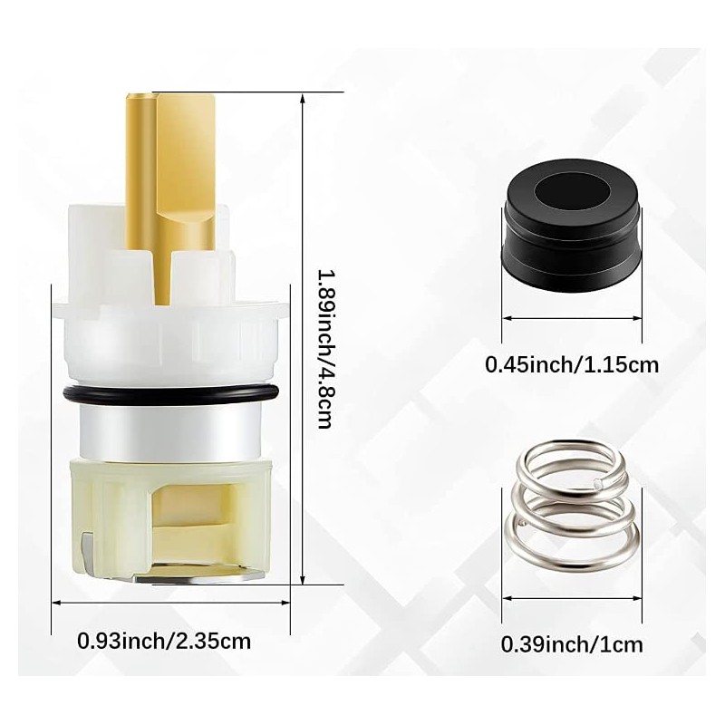 RP25513 Faucet Stem Assembly with RP4993 Seat and Spring for