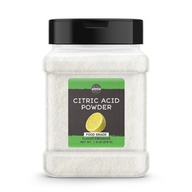 BIRCH & MEADOW Citric Acid, 1.8 lb, Food Safe, Food Preservative