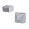 Fence Post Cap 15 x 15 mm 1 Piece Grey