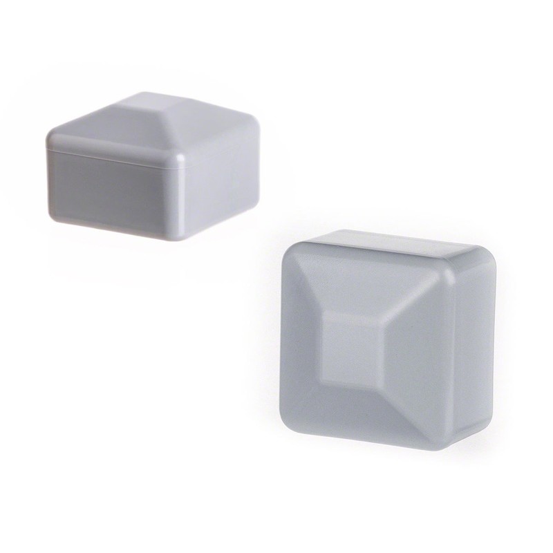 Fence Post Cap 15 x 15 mm 1 Piece Grey
