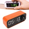 Mini Bluetooth Speaker Heavy Bass Dual Alarm Clock Portable Wireless