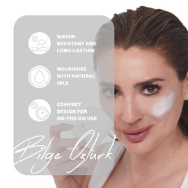 BILGE OZTURK Coloured Sun Protection Pen SPF 50+ UVA/UVB Protection Face Sun Protection for Sensitive Skin, Quick Absorbent, Water and Sweat-Resistant, Travel Size, Suitable for Children, 5 Floz White