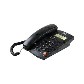 CONTROL EXPERT Teléfono Alámbrico de Casa con Identificador de Llamadas, Manos Libres y Calculadora | Teléfono Fijo Moderno para Oficina, Negocio u Hotel | Diseño Compacto y Funcional
