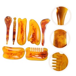 Beavorty Face Body Gua Sha Massage Set Tool for Skin Care Essential Oil Compatible Enhance Complexion