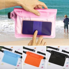 Universal Waterproof Waist Pouch for Phones & Water Activities Waterproof Sky Blue 5ea