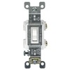 Leviton 205-RS115-WCP Switch Tog Framed Resid Wht, Pack of 1,