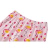 Popshion Girl Flamingo Valentines Heart Print Pajamas Short Sleeve Flamingo