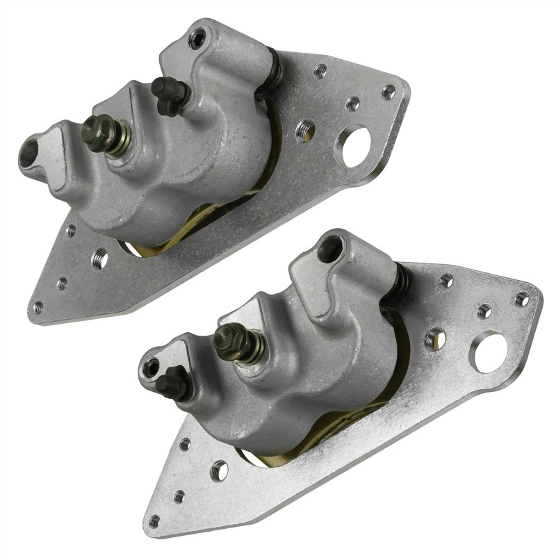 Caltric Front Left And Right Brake Calipers W/ Pads for