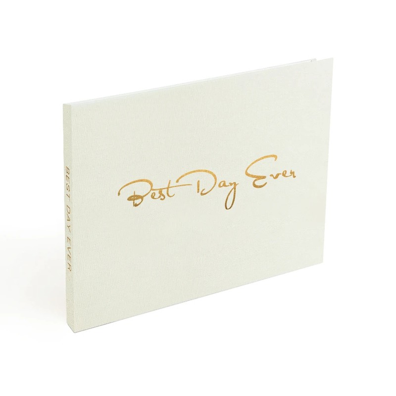 7 Inch Digital Wedding Video Album, Linen Hardcover Video Book