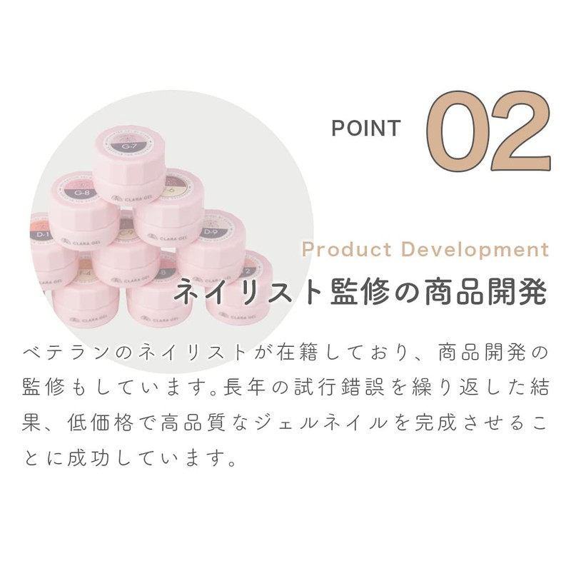 CLARA GEL CLARA GEL Nail Nail Basic Image Series, Broadway,