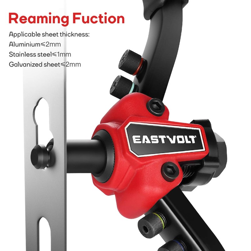 Eastvolt Rivet Nut Tool, 3 in 1 Hand Rivet, Rivet