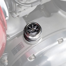 Daytona 95109 Oil Thermometer, RR Dip Stick Thermometer, Black, W800 (11-22), W650 (99-08), W400 (06-08), Black