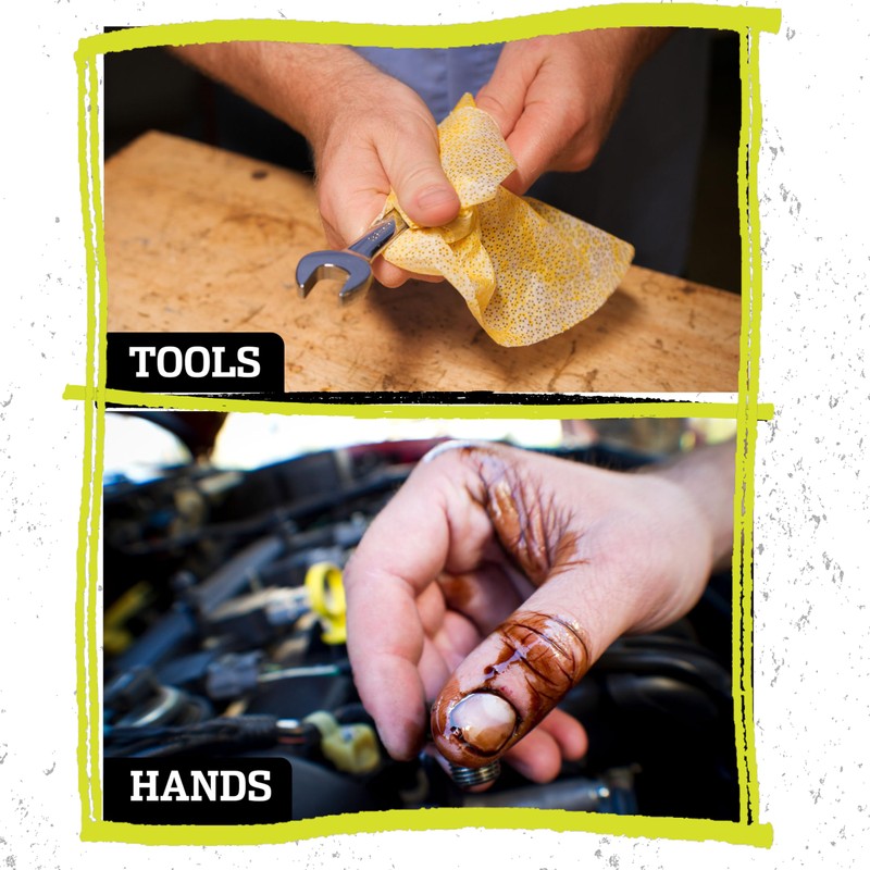 Tub O’ Towels TW75 Heavy-Duty 10" x 12" Size Multi-Surface