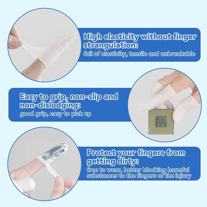 MAQIHAN 280PCS Small Finger Cots - Disposable Finger Gloves Finger