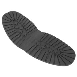 Antideslizante Suave para Llevar Calzado Suela Exterior de Goma, Zapatos Media Suela y Tacones de Goma, para Zapatos de Cuero Reparación de Zapatos Zapatos Deportivos(Black Forefoot)