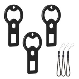 QIYUDA 3 PCS Bottle Opener Silencer, Stainless Steel Bottle Opener for Kitchen Bar and Party Tools