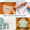 Premium Mini Name Stickers Soft Rose Pack of 156 Clothing