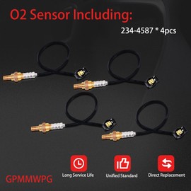 GPMMWPG 1PCS O2 Sensor 234-4587, 02 Sensor Upstream Downstream, Automotive Replacement Oxygen Sensor Compatible with Dodge for Durango for Ram Compatible with Jeep for Liberty for Wrangler