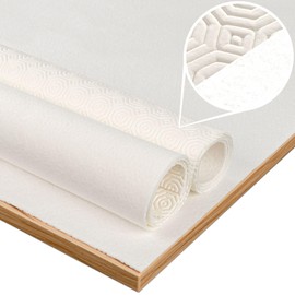 ANRO Table Protector Table Pad Table Pad Table Pad Table Protector Sold by the Metre Protective Table Protector Molleton Size Selectable with Pattern 2.2 mm with Fleece 100 x 140 cm