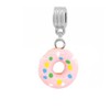 Sexy Sparkles Donut Bead for Snake Chain Charm Bracelets