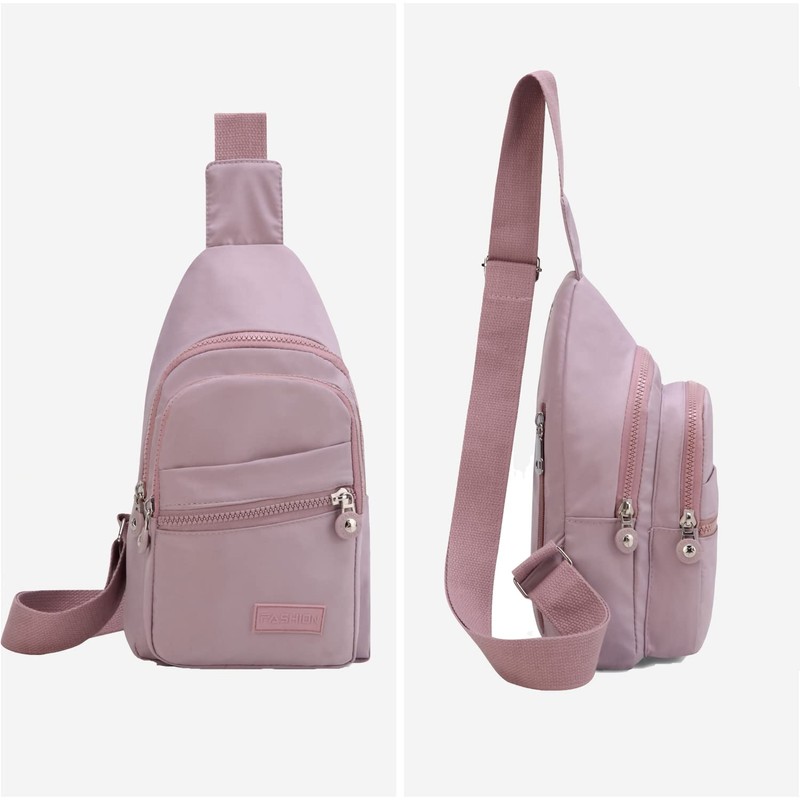 YAZEKOUS Small Sling Bag for Women Men, Crossbody Sling Backpack,