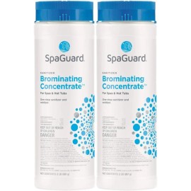 SpaGuard Brominating Concentrate – 2 lb Bottles (2 Pack) | Granular Spa Sanitize