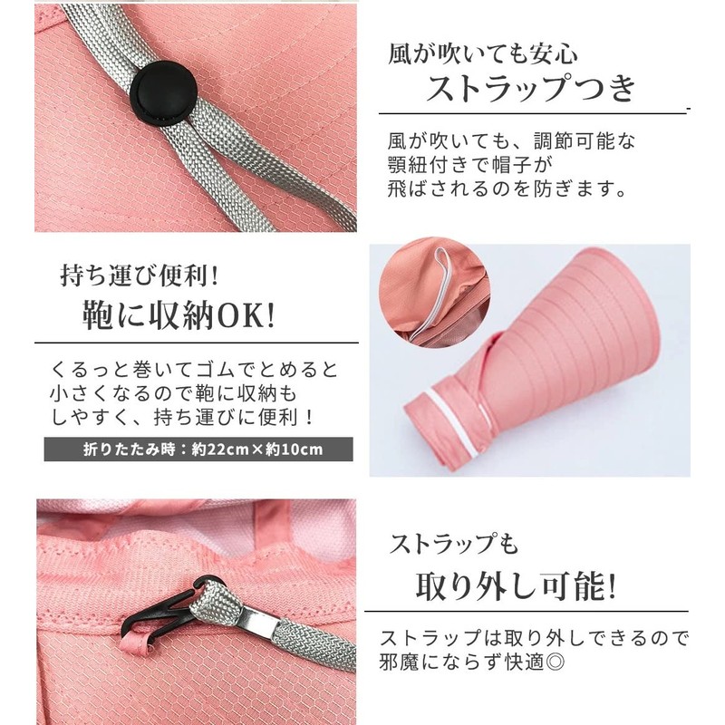 BINLILIN Gardening Hat, Women's, UV Protection, Sun Visor, Farming Work