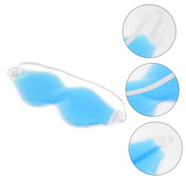 LALAFINA 4pcs Warm Compress Eye Mask for Sleeping Reusable Cooling Eye Mask Material Suitable for Home School Travel Alleviates Puffiness Dark Circles