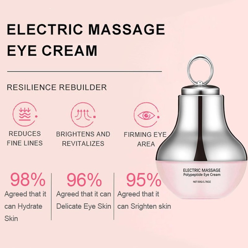 Electric Massage Eye Cream, Polypeptide Dark Circle Treatment, Firming and