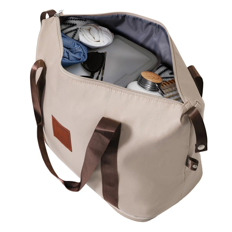 20 Inch Khaki Luggage Sets 3-Piece Lightweight Hardshell ABS Carry-On