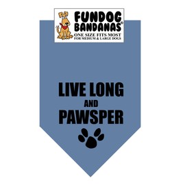 FunDog Bandanas Bandana - Live Long and Pawsper