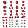 SanerLian Ladybug Temporary Tattoo Stickers Waterproof Insects Bee Cartoon Hand