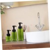 DOITOOL 3pcs Portable Pump Dispenser Multi-Function Empty Bottles for Toiletries