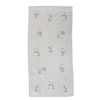 Imabari Towel Bath Towel, Panda Pattern, Blue, Cute Animal Pattern,