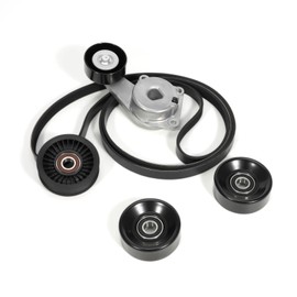 Dilomber 90K-38274A Drive Belt Tensioner Pulley Kit Fit for Ford F150 F250 F350 Explorer Lobo Expedition Lincoln, 2005-2014 Replace Part ACK061025, DBK061025B Complete Kit