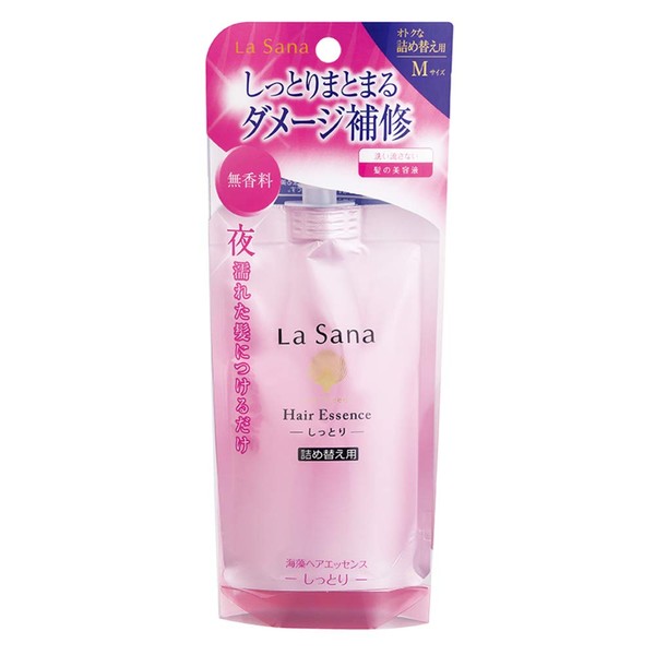 Lasana Seaweed Hair Essence, Size M, Refill, 2.4 fl oz (70 ml)