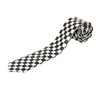 DevilsNeedle.co.uk Black & White Checkered Tattoo Style Neck Tie