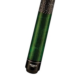 Viking Valhalla 100 Series with Irish Linen Wrap 2 Piece 58” Pool Cue Stick VA115 (18oz, Green)
